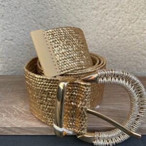 Ceinture brillante effet paille Tu - pour Femme
