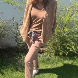 Veste moumoute sans manches disponible chez Malou&Co, vêtement pour femme à La Rochelle.